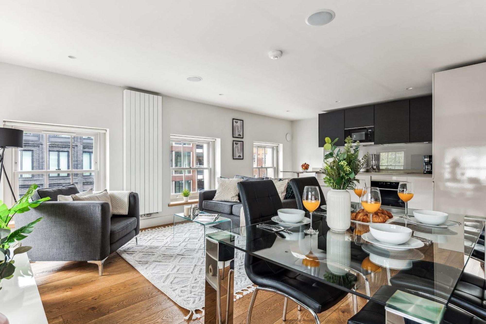 Modern 1Br In Central Fitzrovia - Cityapartmentstay 런던 외부 사진